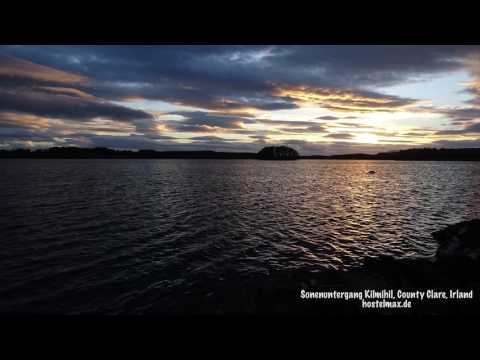 Irland Sonnenuntergang Timelapse 4K County Clare