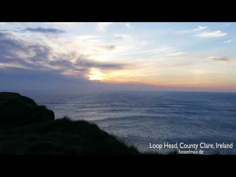 Loop Head Sonnenuntergang Irland 4K Timelapse - County Clare