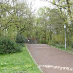 eingang in den südpark in merseburg