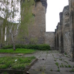 innehof st sixti kirchenruine merseburg