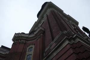 detailaufnahme vom hamburger michel