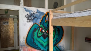 grafitti im zimmer instant sleep