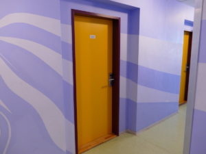 flur im wiener hostel