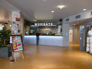empfang eingang im wombats hostel naschmarkt wien