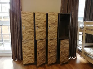 locker oder safe im hostelzimmer wombats london