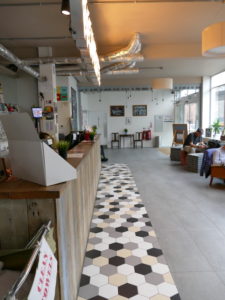 rezeption und innenraum im wombats london