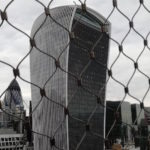 ausblick vom monument auf die skyline von london