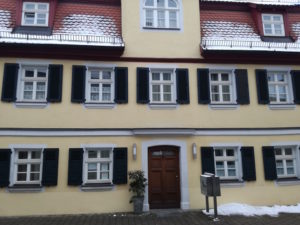 haupteingang der jugendherberge gunzenhausen