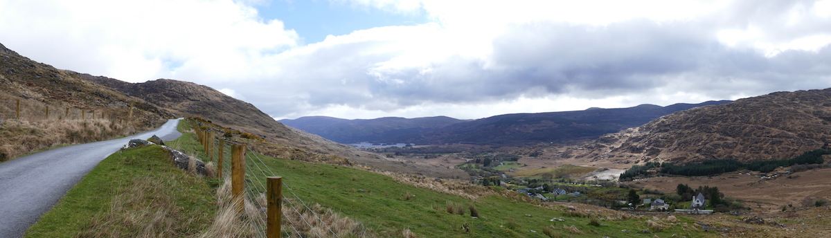 blick aufs gap of dunloe vom black valley aus