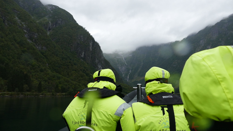 rib-boat tour in balestrand