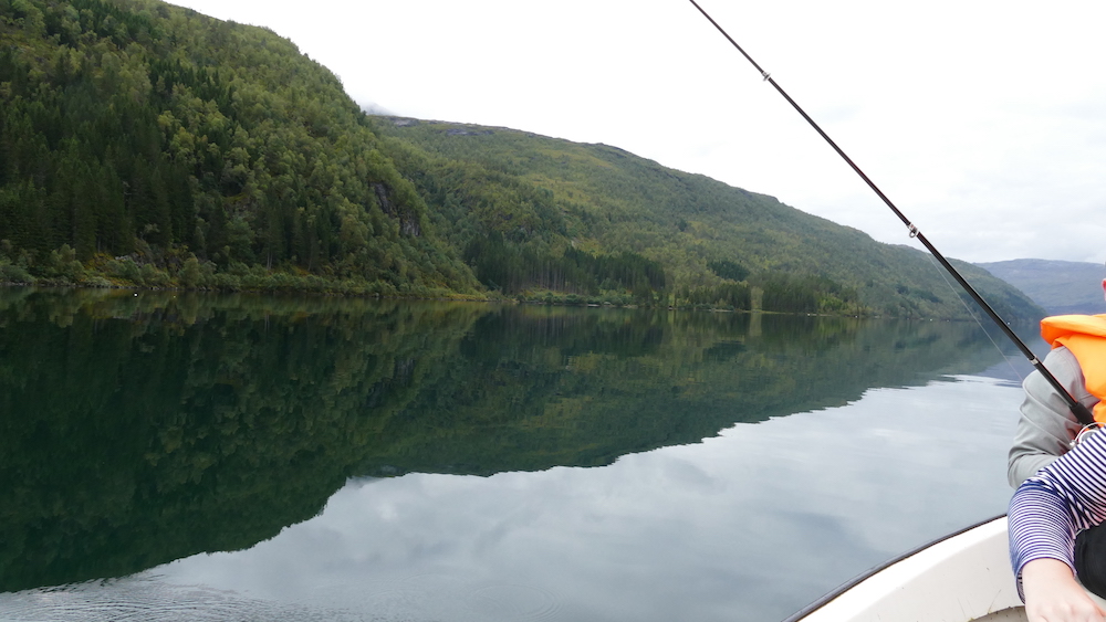 angeln auf dem haukedalsvatnet